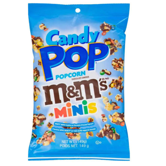 Candy pop popcorn 🍿 m&m’s mini❤️💛