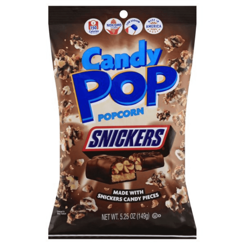 Candy pop popcorn🍿 snikers🍫