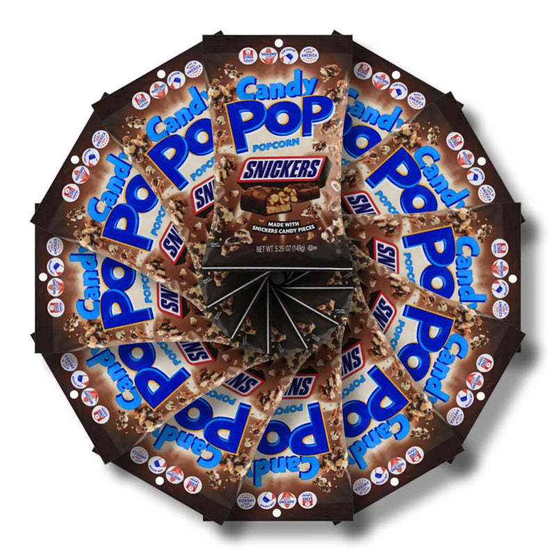 Candy pop popcorn🍿 snikers🍫